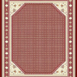 Chic Transitional Textured Design(Red)