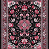 Contemporary Abstract Bloom Style(Black)