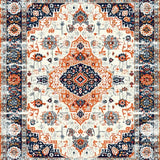 Lively Vintage Inspired Floral Motif(White)