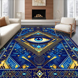 Modern Vibrant Evil Eye Design(Blue)