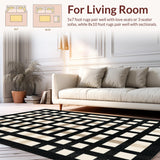 Contemporary Neutral Tiled(Black)