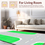 Charming Gray Roadway Aesthetic(Green)