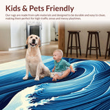 Fresh Turquoise Ripple Effect(Blue)