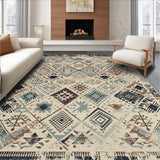 Elegant Distressed Lattice Aesthetic(Beige)