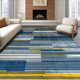 Chic Abstract Color Block Design(Blue)