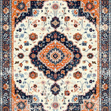 Bright Ornate Medallion Visual Appeal(White)