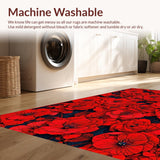 Artful Red Petal Arrangement(Red)