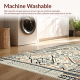 Ultra Soft Area Rug, Non Slip, Stain Resistant, Washable Area Rugs for Living Room, Bedroom, Chic Contemporary Tasseled Accent(Gray)