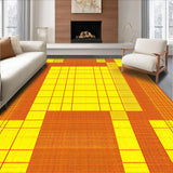 Ultra Soft Area Rug, Non Slip, Stain Resistant, Washable Area Rugs for Living Room, Bedroom, Luxurious Warm Color Fusion(Yellow)