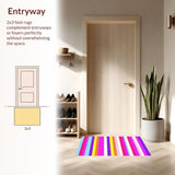 Enchanting Cheerful Geometric Touch(Pink)