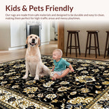 Transitional Cozy Ogee Design(Black)