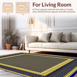 Geometric Modern Border(Blue)