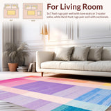 Enchanting Fuzzy Color Block Style(Pink)