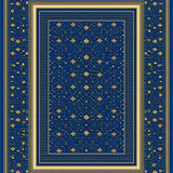 Ultra Soft Area Rug, Non Slip, Stain Resistant, Washable Area Rugs for Living Room, Bedroom, Modern Loom Geometric Area(Blue)