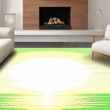 Contemporary Playful Circular Motif(Green)