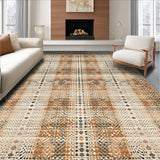 Ultra Soft Area Rug, Non Slip, Stain Resistant, Washable Area Rugs for Living Room, Bedroom, Vivid Textured Animal Print Style(Beige)