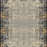 Ultra Soft Area Rug, Non Slip, Stain Resistant, Washable Area Rugs for Living Room, Bedroom, Contemporary Earthy Toned Animal Print(Gray)