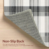 Chic Blue Toned Camping Fabric(Black)