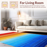 Contemporary Colorful Ombre Design(Red)