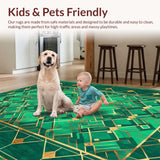 Contemporary Geometric Luxe Vibe(Green)