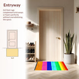 Charming Cheerful Rainbow Design(Red)