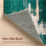 Chic Distressed Multicolor Visual(Green)