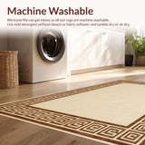 Elegant Natural Fiber Trellis Motif(Beige)