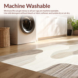 Elegant Wave Area Highlighting Undulating Curves and Subtle Contrast(Beige)