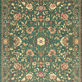 Ultra Soft Area Rug, Non Slip, Stain Resistant, Washable Area Rugs for Living Room, Bedroom, Lively Earth Tones with Intricate Patterns(Green)