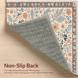Navy Blue Orange Dining Room Boho(Beige)