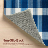 Contemporary Space Dyed Plaid Visual(Blue)