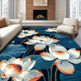 Bright Multicolor Leafy Composition(Blue)