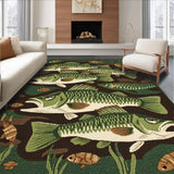 Rustic Earthy Bass Silhouette(Green)