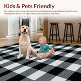 Classic Earthy Checkered Design(Black)