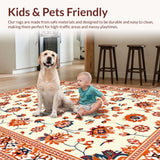 Whimsical Low Pile Floral Aesthetic(Beige)