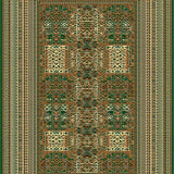Vibrant Abstract Patterned Elegance(Green)