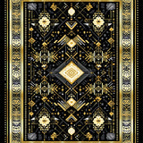 Elegant Minimalist Tiled Arrangement(Black)