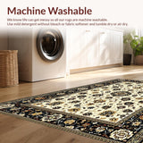 Luxurious Distressed Geometric Motif(Beige)