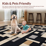 Stylish Neutral Toned Symmetrical Motif(Beige)