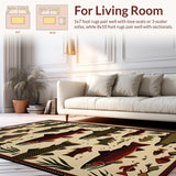 Vibrant Inspired Trout Motif(Beige)