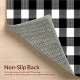 Cozy Earthy Tones Checkered Design(Black)