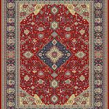 Timeless Earth Tone Medallion(Red)