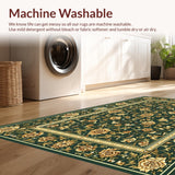 Luxurious Gold Accented Tiled Motif(Green)
