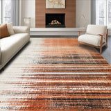 Earthtone Ombre Featuring Vintage Distressed Effect and Gradient(Orange)