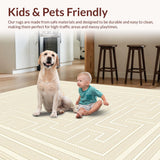 Contemporary Greek Key Visual Interest(Beige)