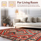 Vintage Rustic Southwestern Flair(Red)