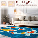 Cheerful Fishy Fantasy Artwork(Blue)