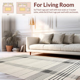 Cozy Plush White Circle Design(Beige)