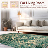 Artful Retro Leafy Composition(Green)