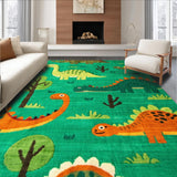 Dynamic Nature Inspired Dino Motif(Green)